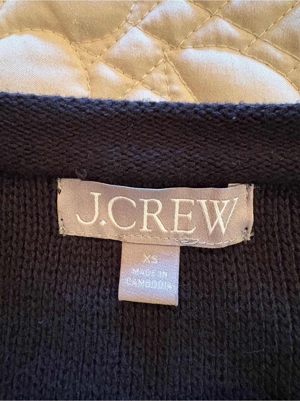 J. Crew Emilie Sweater Lady Jacket in black size women’s XS - Picture 6 of 10